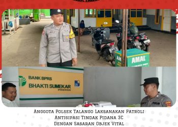Anggota Polsek Talango Laksanakan Patroli Antisipasi Tindak Pidana 3C Dengan Sasaran Objek Vital