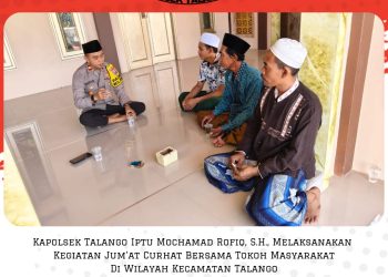 Kapolsek Talango Rutin Laksanakan Kegiatan Jum’at Curhat Di Wilayah Kecamatan Talango