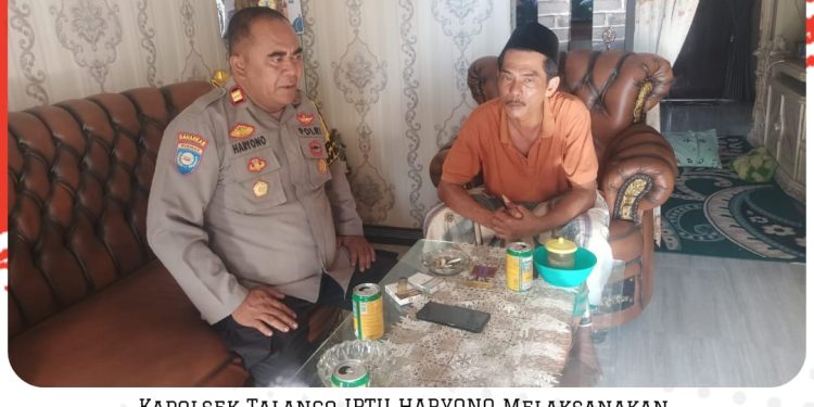 Kapolsek Talango IPTU HARYONO Melaksanakan  Kegaiatan Jum’at Curhat Bersama  Tokoh Masyarakat Desa Padike Kecamatan Talango