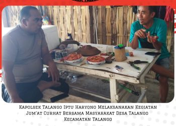 Kapolsek Talango Rutin Laksanakan Kegiatan Jumat Curhat Bersama Masyarakat Kecamatan Talango